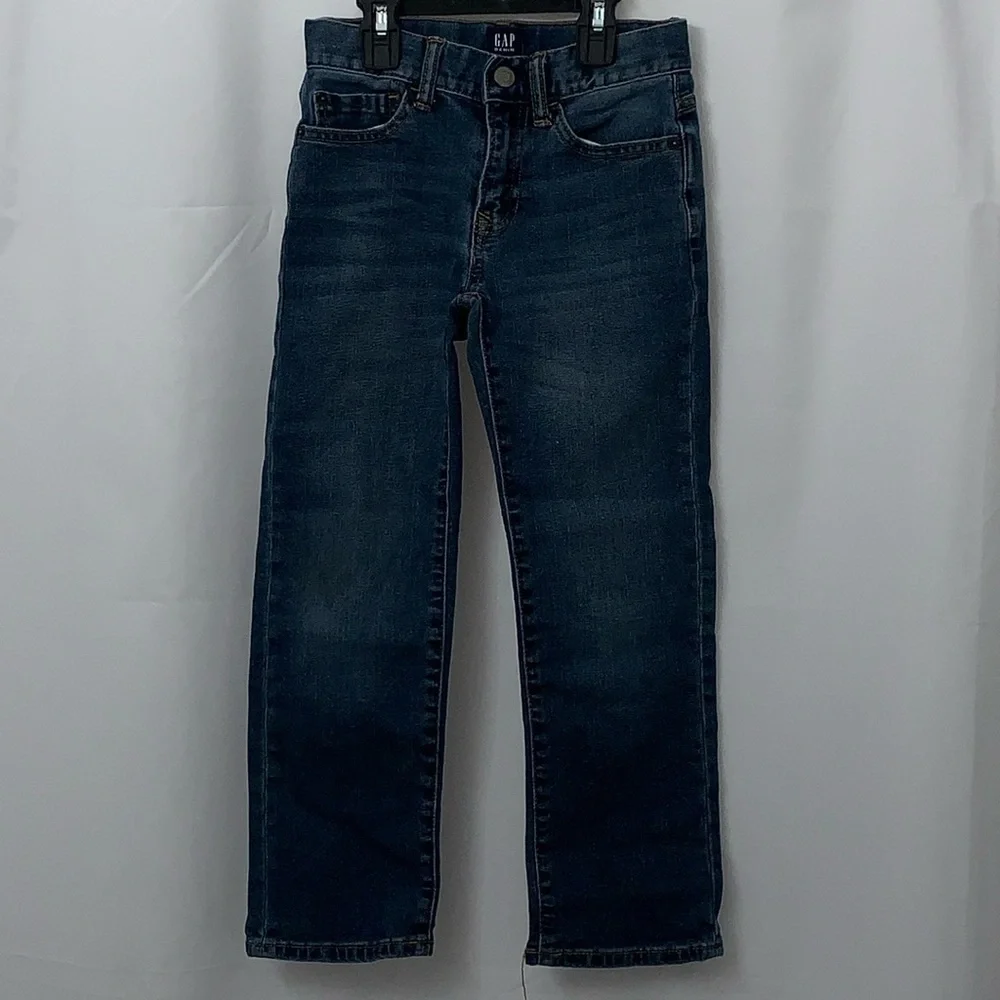 Boys Gap Medium Wash Straight‎ Jeans Size 7 GUC